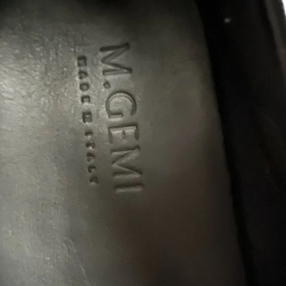 NWOT M. Gemi Black Italian Loafers - Picture 3 of 4